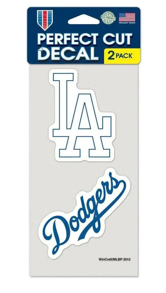  Los Angeles Dodgers Die Cut Decals Set Of 2 Vinyl 4 Inch -  ToylandEU™