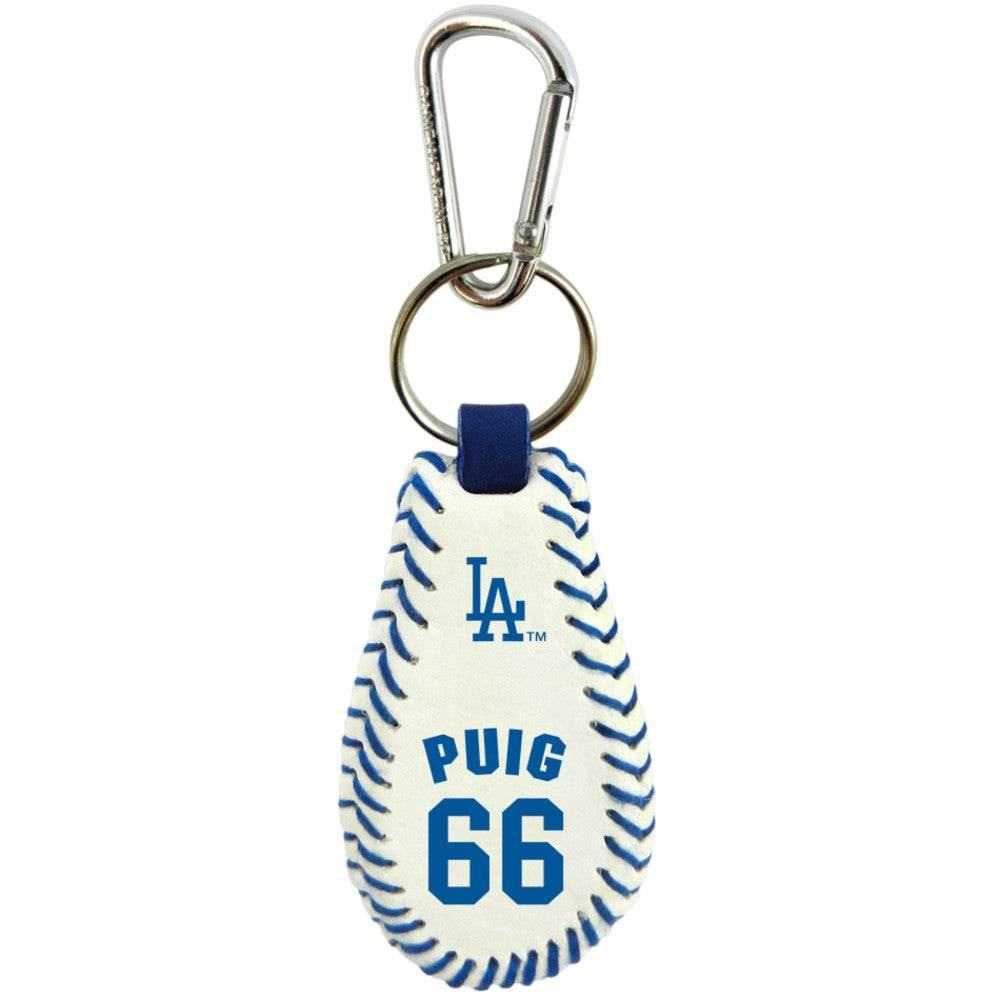 Los Angeles Dodgers Keychain Color Baseball Yasiel Puig - ToylandEU