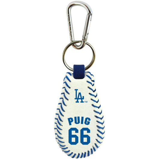 Los Angeles Dodgers Keychain Color Baseball Yasiel Puig - ToylandEU