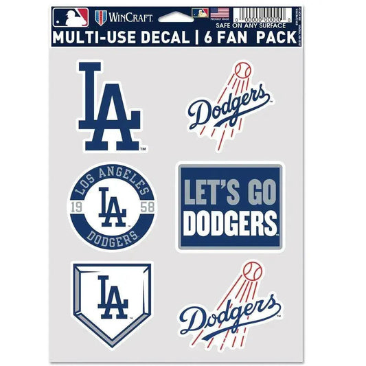  Los Angeles Dodgers Multi Use Fan Decal 6 Pack Set -  ToylandEU™