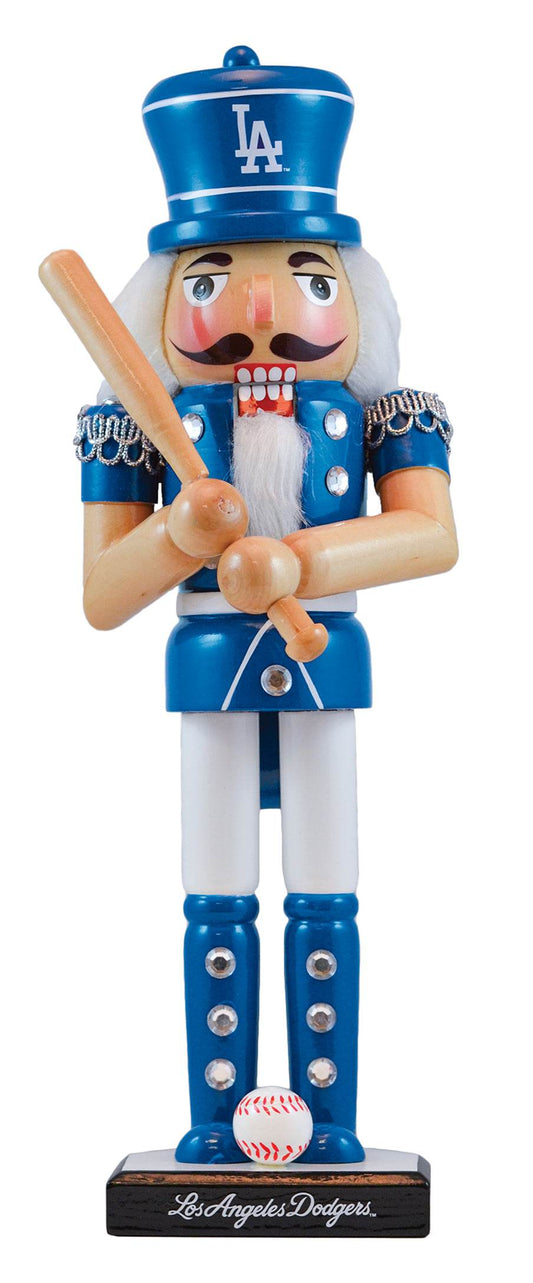 Los Angeles Dodgers Nutcracker Handcrafted Wood Ornament - ToylandEU