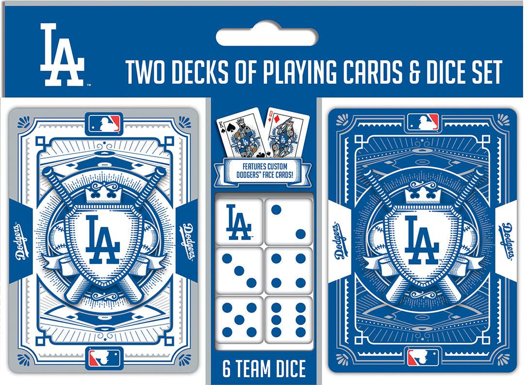 Los Angeles Dodgers Playing Cards And Dice Set Collectible - ToylandEU