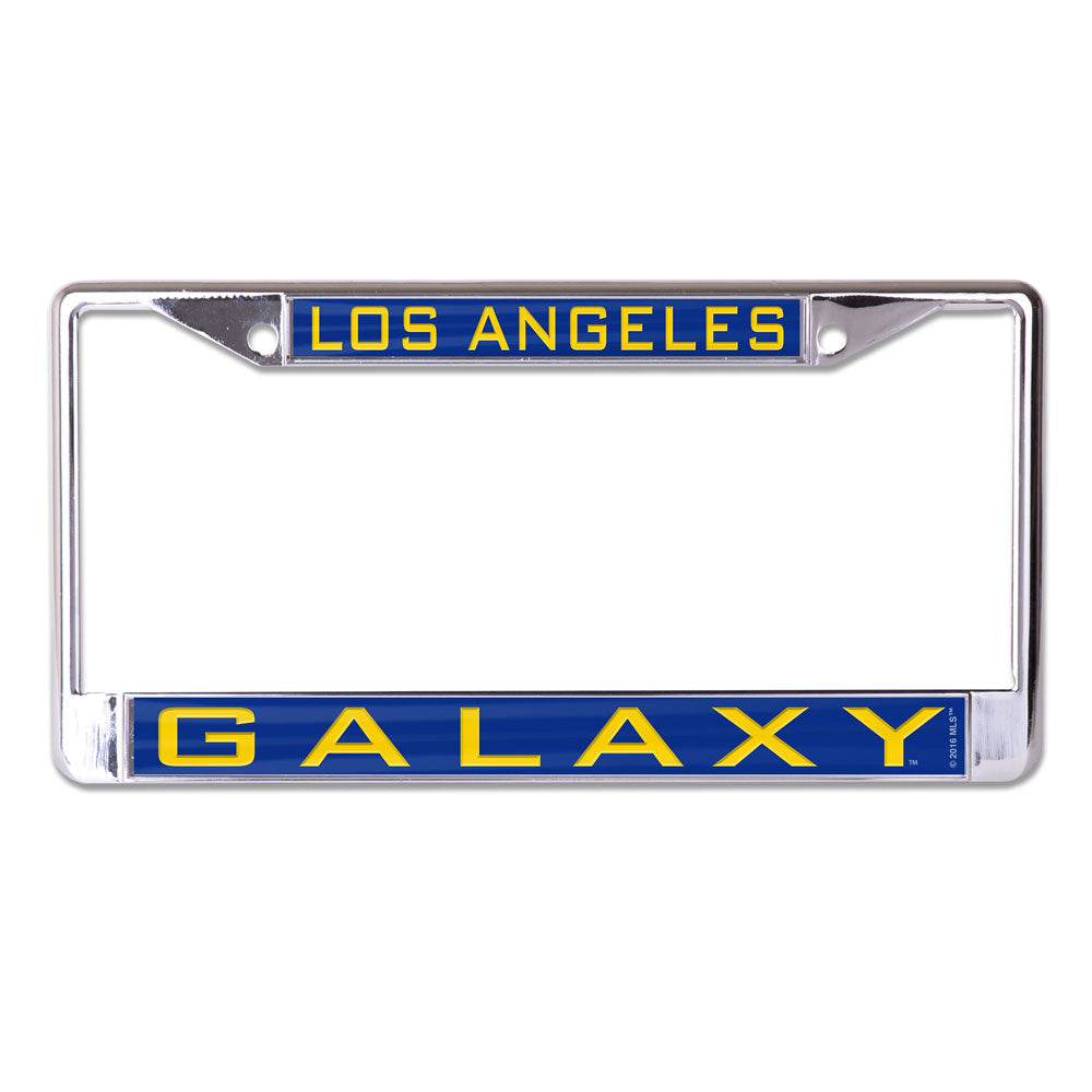 Los Angeles Galaxy Inlaid License Plate Frame Chrome - ToylandEU