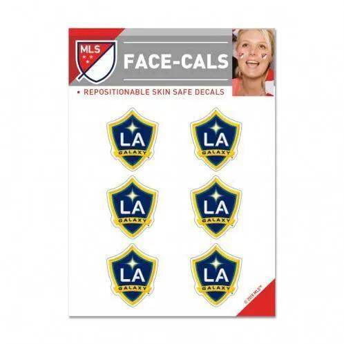 Los Angeles Galaxy Tattoo Face Decals Peel And Stick - ToylandEU