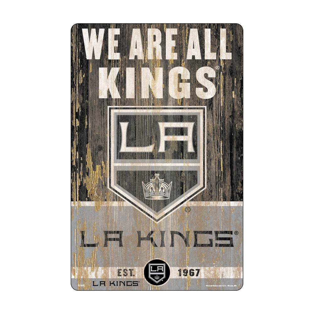 Los Angeles Kings 11x17 Wood Slogan Sign For Wall Decor - ToylandEU