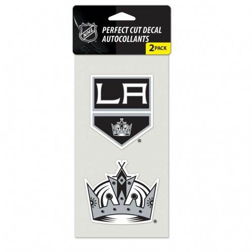 Los Angeles Kings 4x4 Decal Set of 2 Perfect Cut Decals - ToylandEU