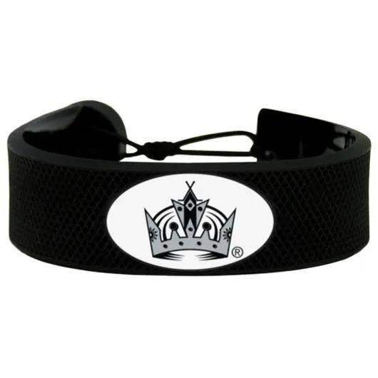 Los Angeles Kings Leather Bracelet Hockey Ceramic Bead - ToylandEU