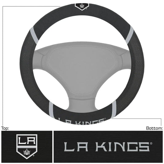  Los Angeles Kings Steering Wheel Cover Faux Suede Mesh -  ToylandEU™