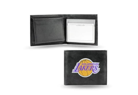  Los Angeles Lakers Billfold Leather Wallet Embroidered Black -  ToylandEU™