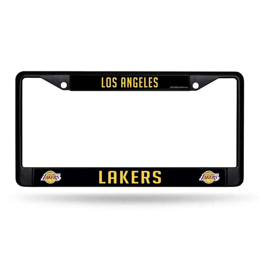 Los Angeles Lakers Chrome License Plate Frame Black - ToylandEU