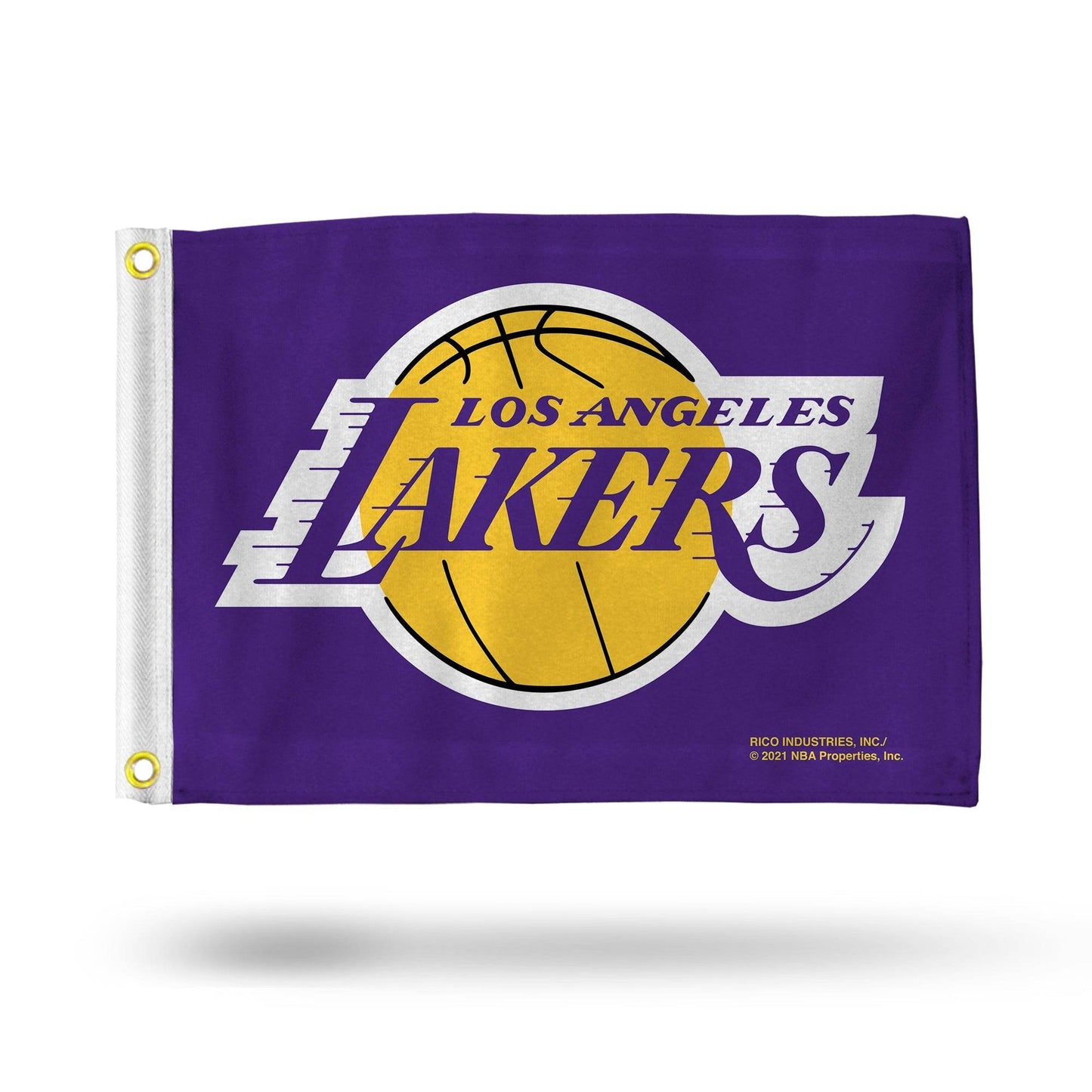 Los Angeles Lakers Flag 12x17 Striped Utility Decor - ToylandEU