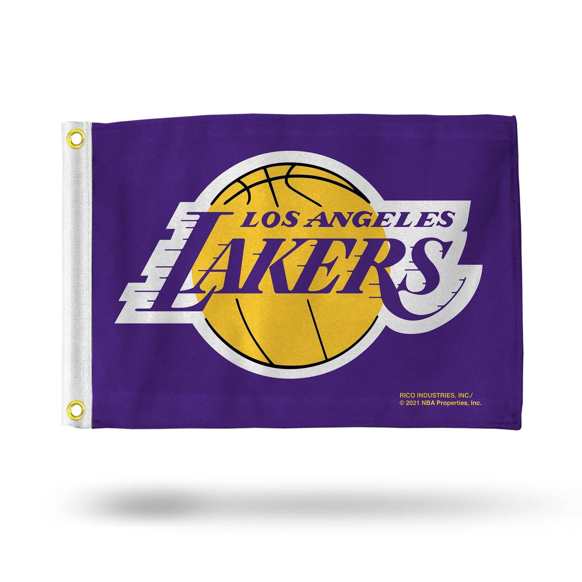 Los Angeles Lakers Flag 12x17 Striped Utility Decor - ToylandEU