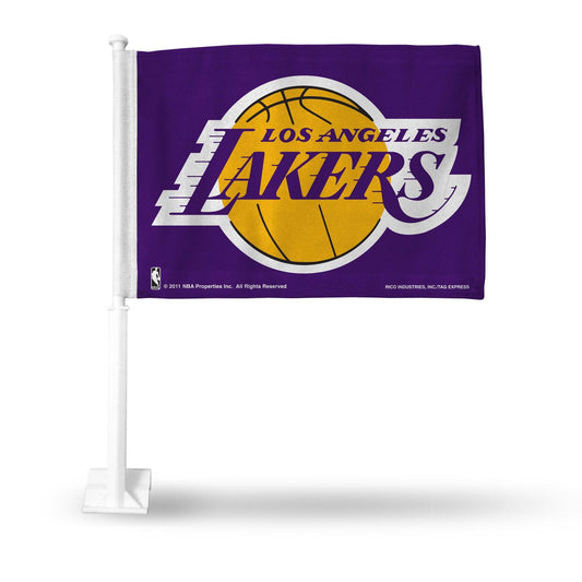 Los Angeles Lakers Flag Car Style Purple Window Banner - ToylandEU