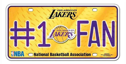  Los Angeles Lakers License Plate #1 Fan -  ToylandEU™