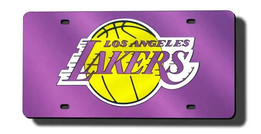  Los Angeles Lakers License Plate Frame Laser Cut Purple -  ToylandEU™