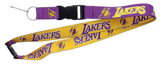 Los Angeles Lakers Reversible Lanyard With Key Ring Clip - ToylandEU