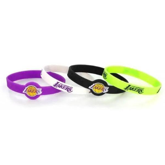  Los Angeles Lakers Silicone Bracelets 4 Pack Official -  ToylandEU™