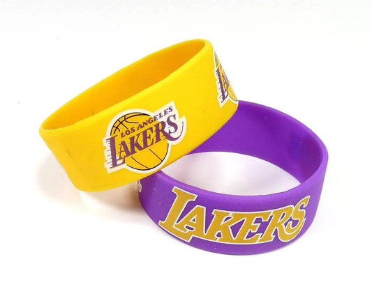  Los Angeles Lakers Wide Bracelets 2 Pack Officially Licensed -  ToylandEU™