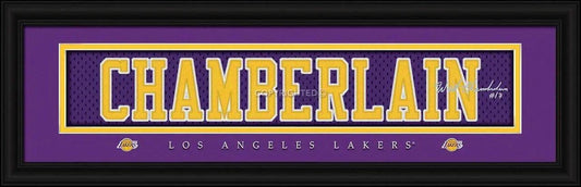  Los Angeles Lakers Wilt Chamberlain Print Signature 8X24 -  ToylandEU™