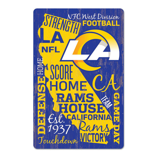 Los Angeles Rams 11x17 Wood Sign With Established Date - ToylandEU