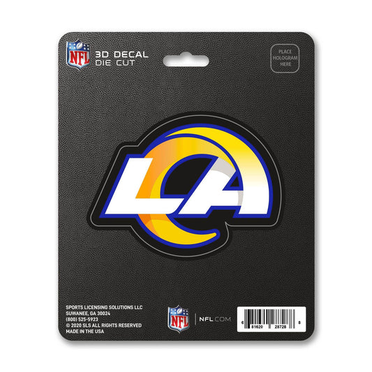 Los Angeles Rams 3D Die Cut Decal Logo For Cars And Home - ToylandEU