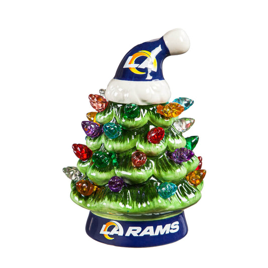 Los Angeles Rams 4 Inch LED Tabletop Christmas Tree - ToylandEU