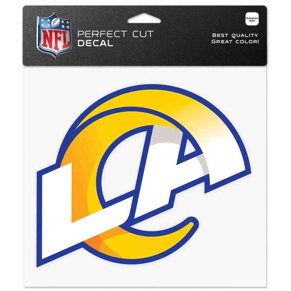 Los Angeles Rams 8x8 Perfect Cut Color Die Cut Vinyl Decal - ToylandEU