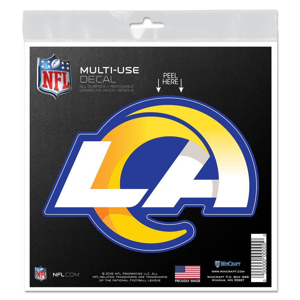 Los Angeles Rams All Surface 6x6 Vinyl Decal Logo Sticker - ToylandEU