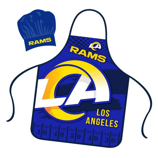 Los Angeles Rams Chef Hat And Apron Set For Rams Fans - ToylandEU