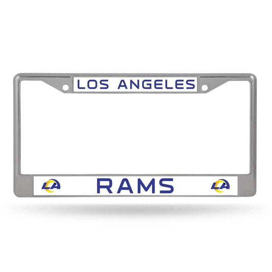 Los Angeles Rams Chrome License Plate Frame Durable - ToylandEU