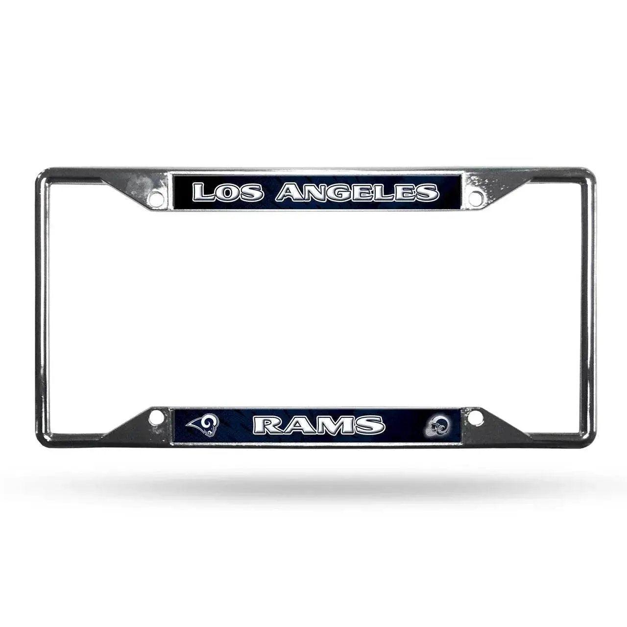  Los Angeles Rams Chrome License Plate Frame EZ View New -  ToylandEU™