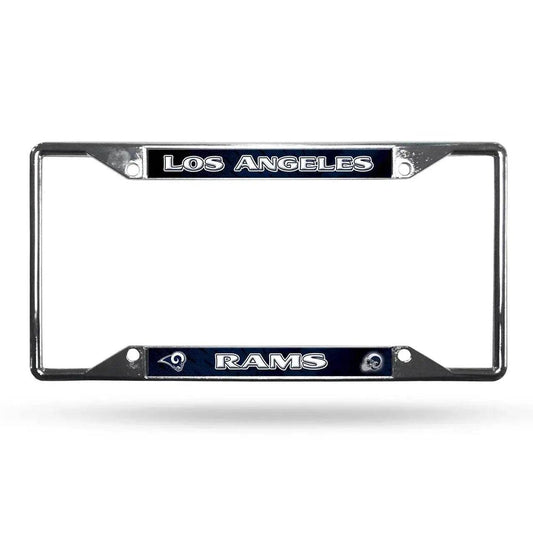  Los Angeles Rams Chrome License Plate Frame EZ View New -  ToylandEU™