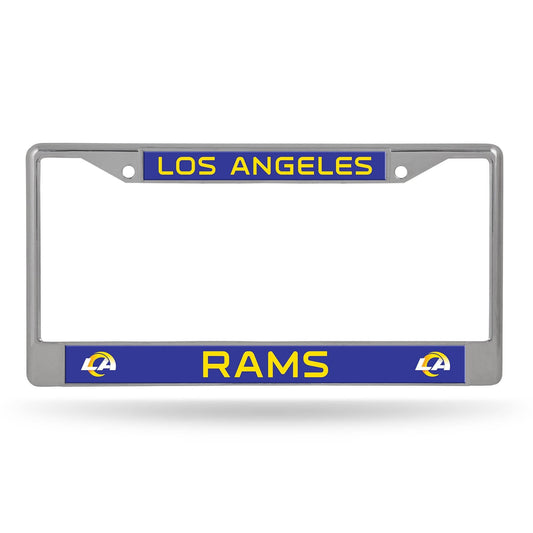Los Angeles Rams Chrome License Plate Frame Printed Insert - ToylandEU