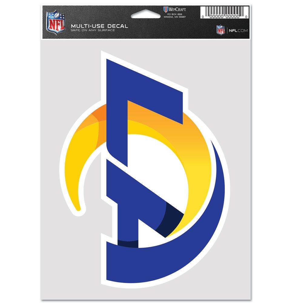 Los Angeles Rams Decal Set Multi Use Fan Pack For Surfaces - ToylandEU
