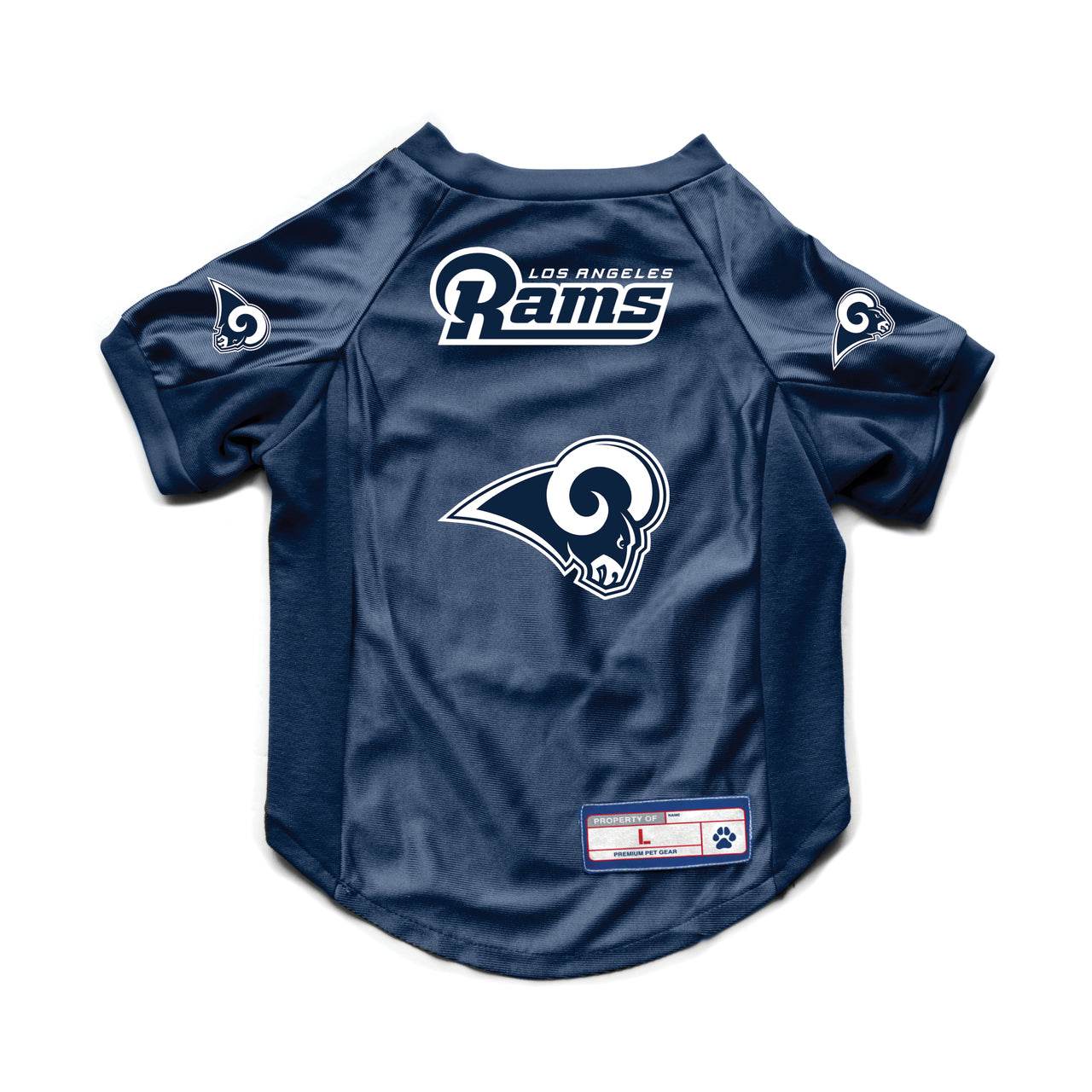 Los Angeles Rams Dog Jersey Stretch Size Big Little Earth - ToylandEU