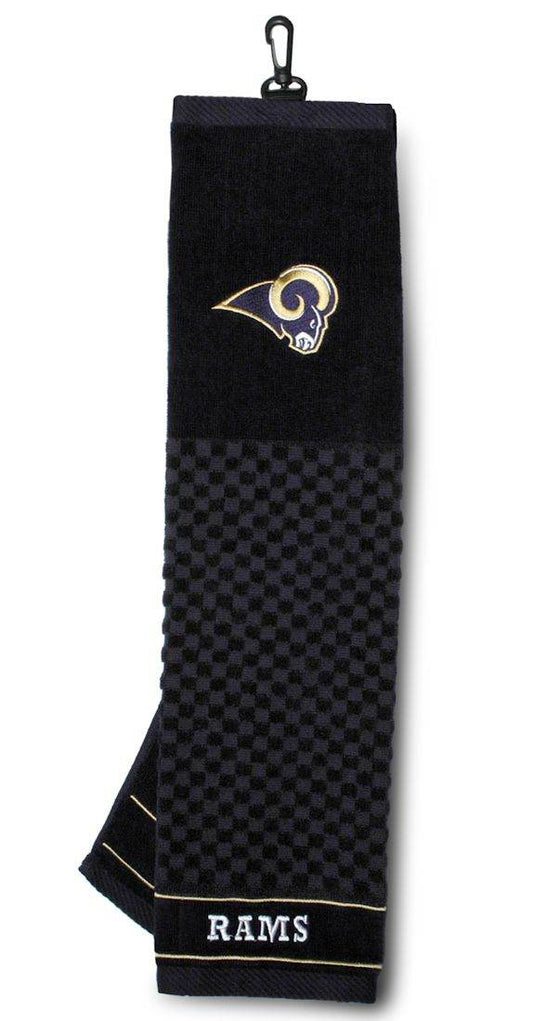 Los Angeles Rams Embroidered Golf Towel 16 by 22 Inches - ToylandEU