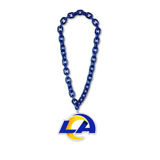 Los Angeles Rams Foam Logo Necklace Big Chain 38 Inch - ToylandEU