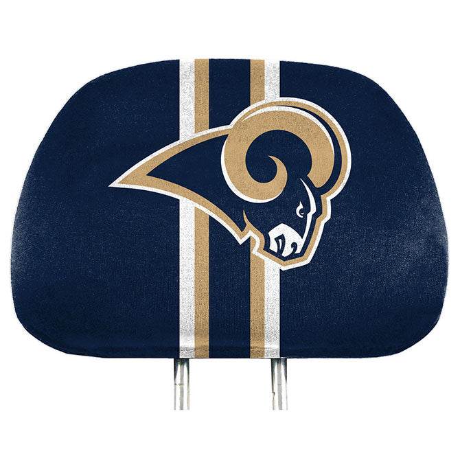 Los Angeles Rams Headrest Covers Full Color Printed Style - ToylandEU
