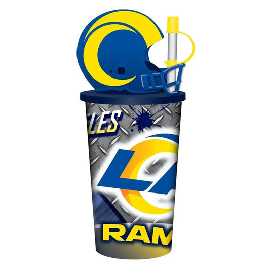  Los Angeles Rams Helmet Cup 32oz Plastic With Straw Lid -  ToylandEU™