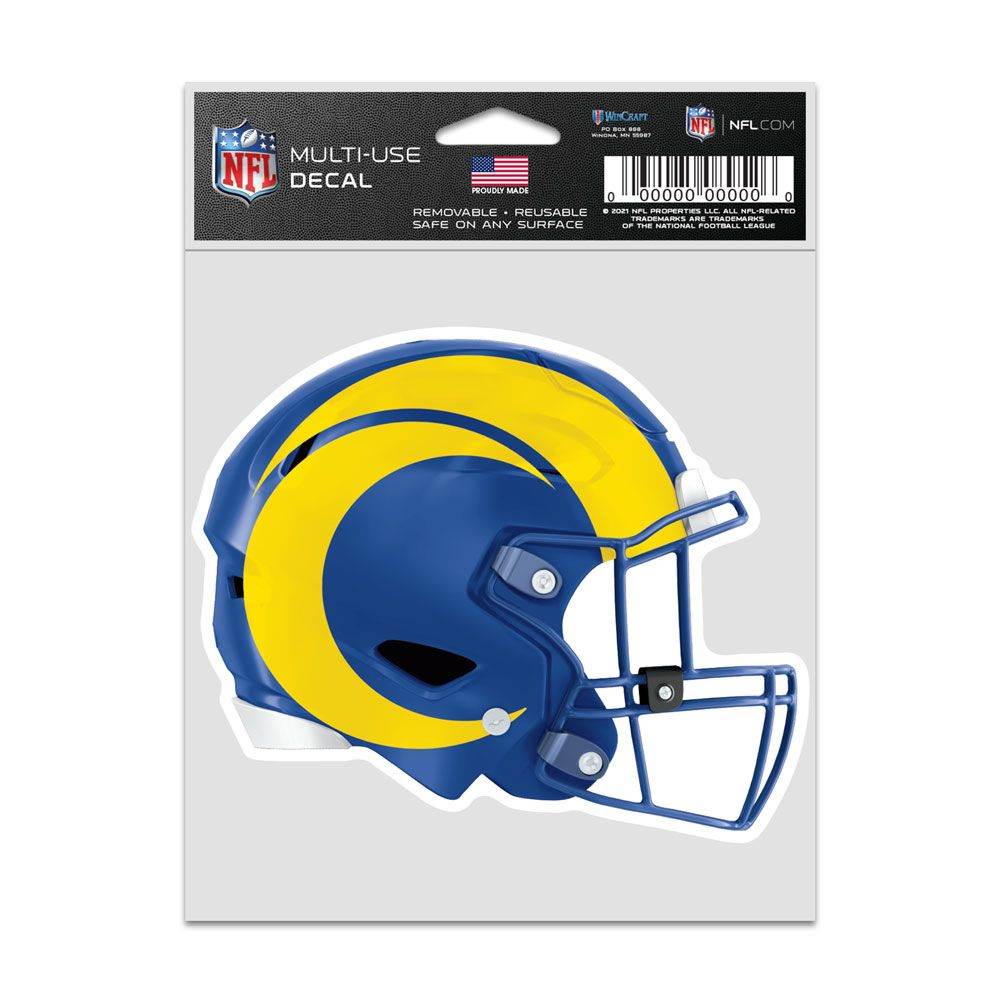 Los Angeles Rams Helmet Decal 3.75x5 Inches Wincraft - ToylandEU