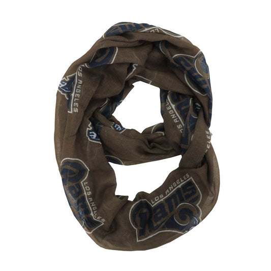 Los Angeles Rams Infinity Style Scarf Alternate Logo Print - ToylandEU