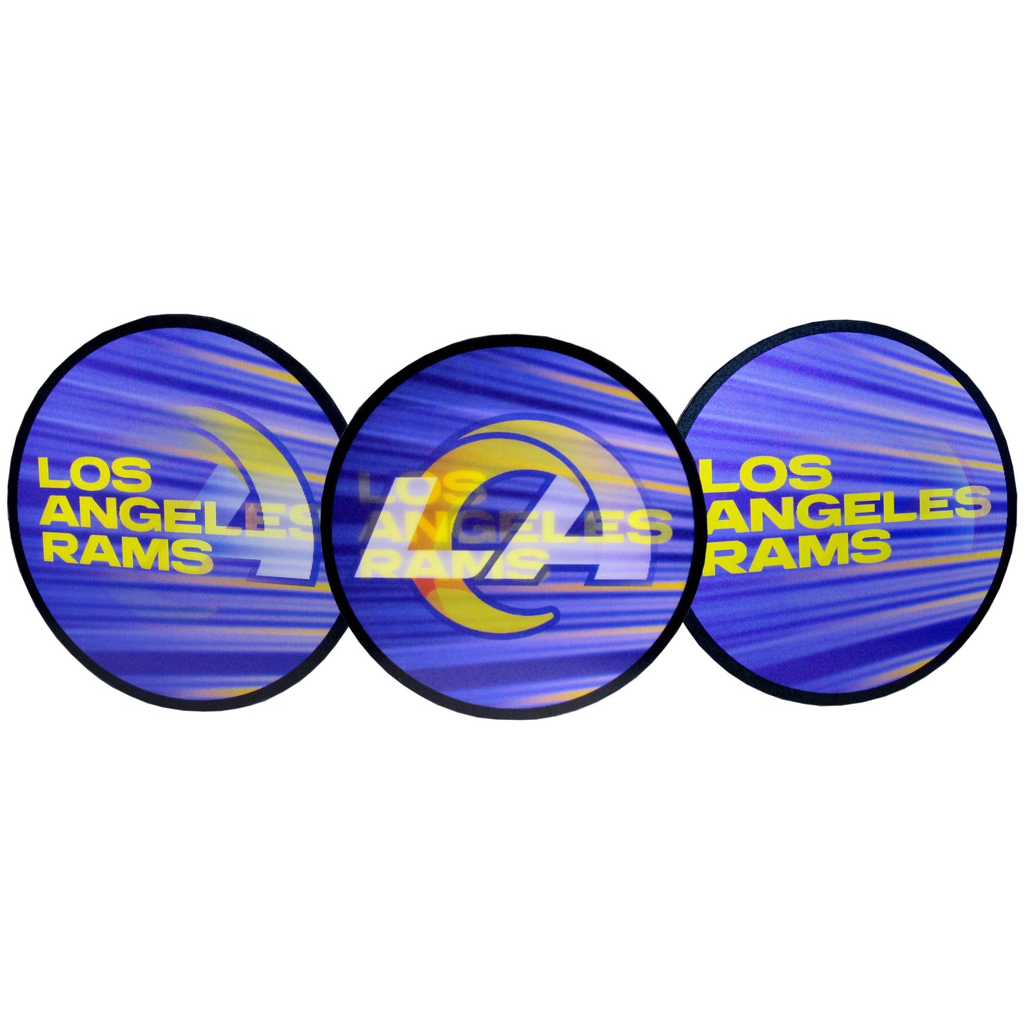 Los Angeles Rams Lenticular Decal Logo And Wordmark Motion - ToylandEU