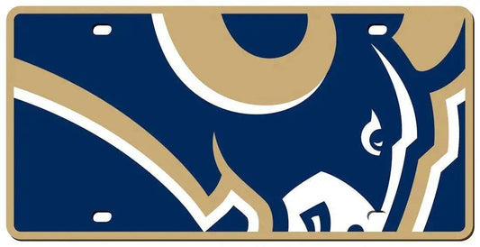  Los Angeles Rams License Plate Acrylic Mega Style -  ToylandEU™