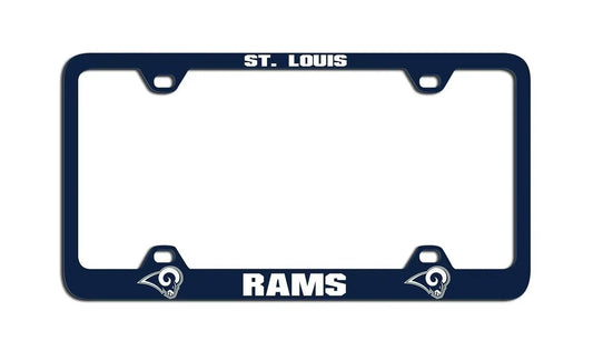 Los Angeles Rams License Plate Frame Laser Cut Blue - ToylandEU