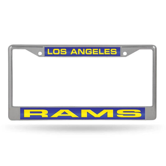  Los Angeles Rams License Plate Frame Laser Cut Chrome -  ToylandEU™