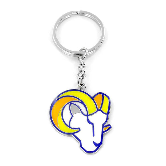 Los Angeles Rams Logo Keychain Durable Metal Split Ring - ToylandEU
