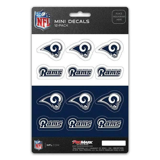  Los Angeles Rams Mini Decal Set 12 Pack Premium Vinyl -  ToylandEU™