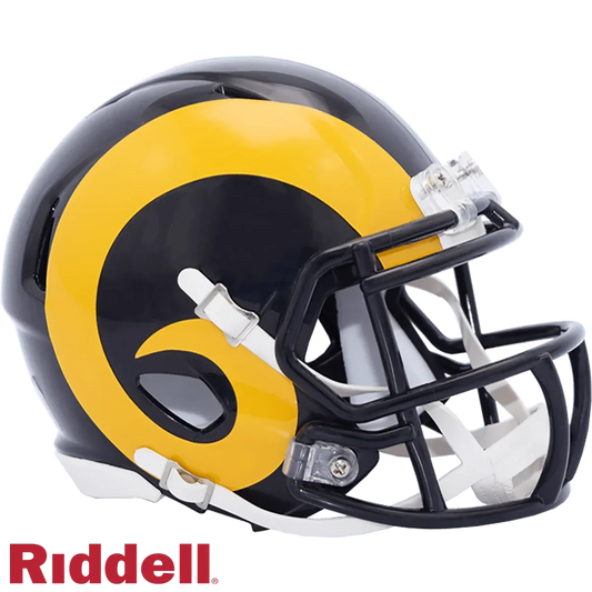 Los Angeles Rams Mini Speed Helmet Riddell 1981 to 1999 - ToylandEU