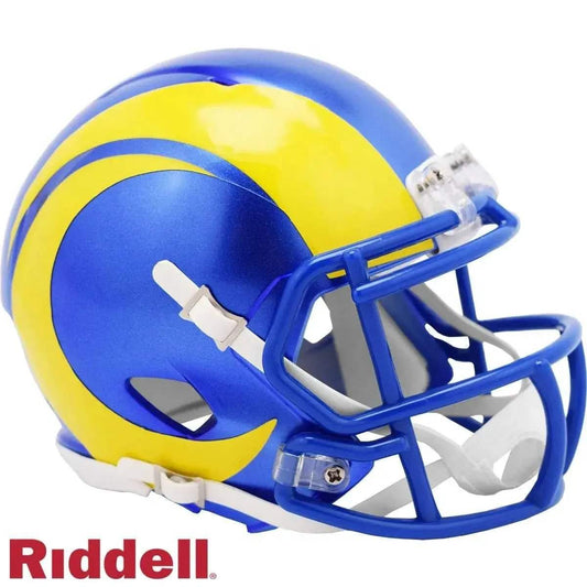 Los Angeles Rams Mini Speed Replica Helmet 2020 Riddell - ToylandEU