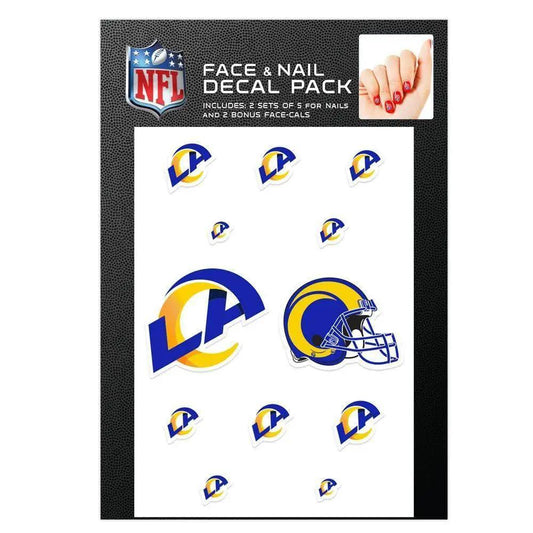  Los Angeles Rams Nail Cals And Face Cals Waterless Decals -  ToylandEU™